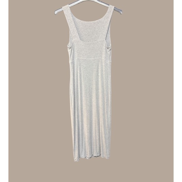 Athleta Grey Tank Maxi Dress Small Lightweight Stretch Casual Travel Athleisure - Picture 2 of 7